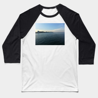 Virginia Beach with Dark Ocean Baseball T-Shirt